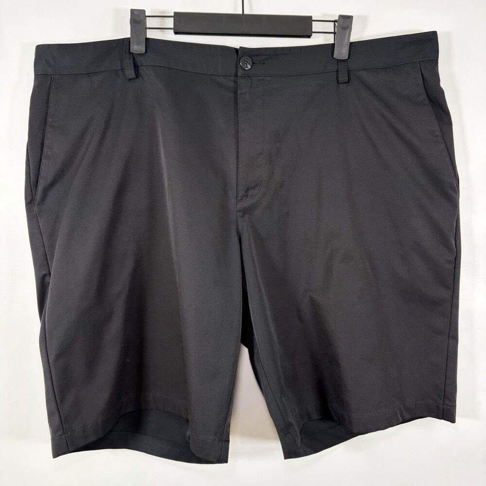Adidas Climacool Golf Shorts Mens Size 42 Black 10” Inseam Performance Stretch